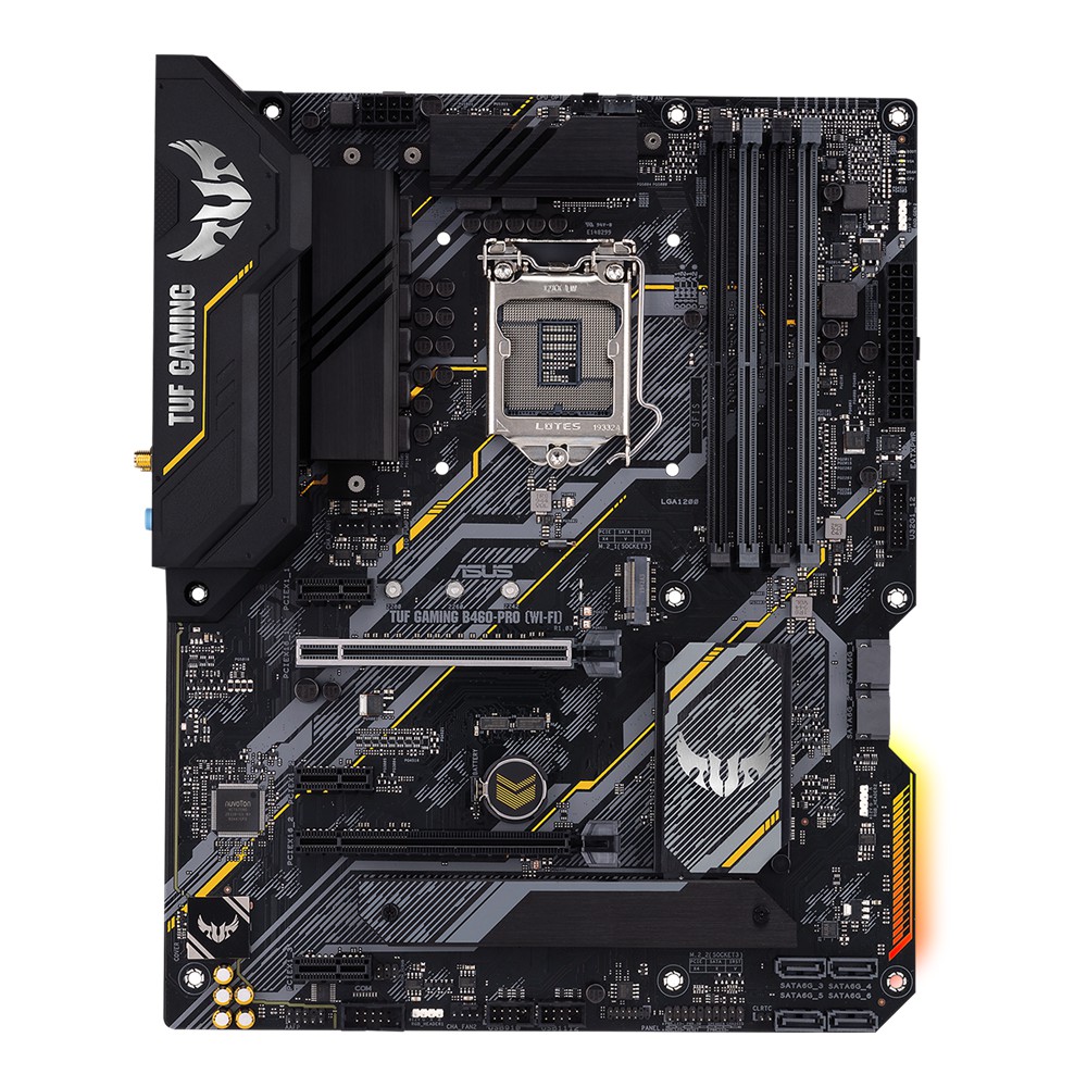 MOTHERBOARD ASUS TUF GAMING B460-PRO (WI-FI) Intel® B460 (LGA 1200) ATX gaming motherboard