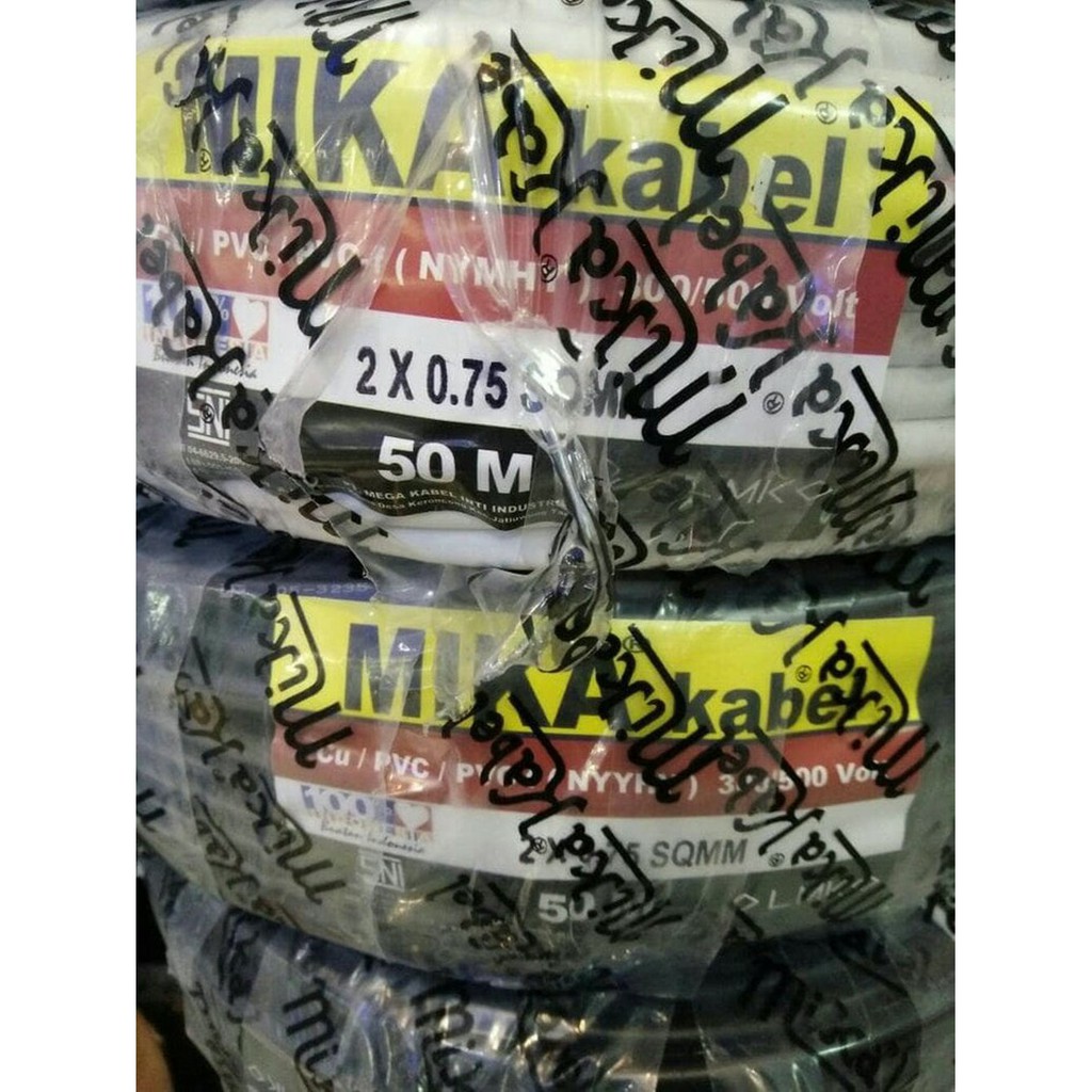 Jual Kabel Nyyhy 2x0 75 Kabel Serabut Nyyhy 2x0 75 Kabel NYYHY 2x0 75 SNI LMK SQMM Berkualitas