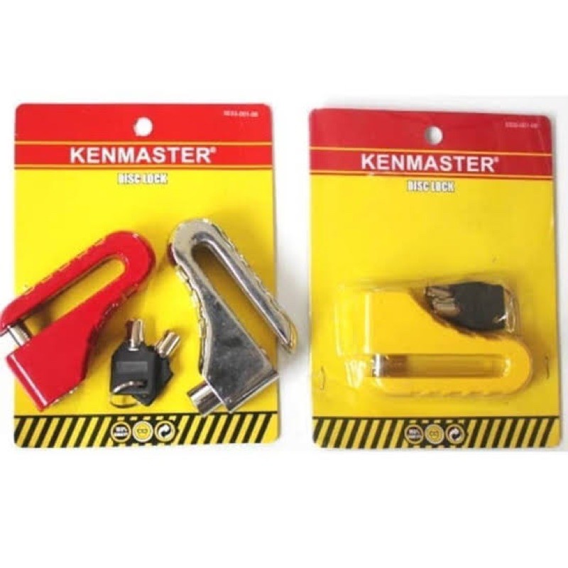 CAKRAM KENMASTER / KUNCI SEPEDA MOTOR DISC LOCK KENMASTER