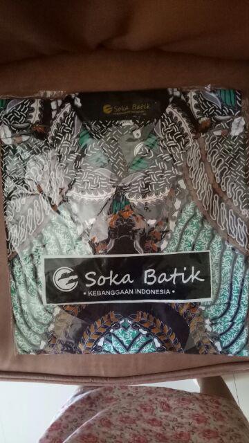 Kemeja Batik Pria Jumbo Xxl Xxxl Xxxxl Bahan Katun