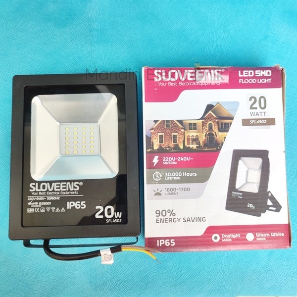 Lampu LED Sorot Tembak 10w 20w 30w Putih - Lampu Tembak Taman Floodlight Outdoor 10 Watt 20 Watt 30 Watt