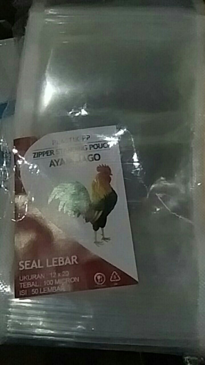 Standing Pouch 12x20 Double Seal Ziplock Per Pack