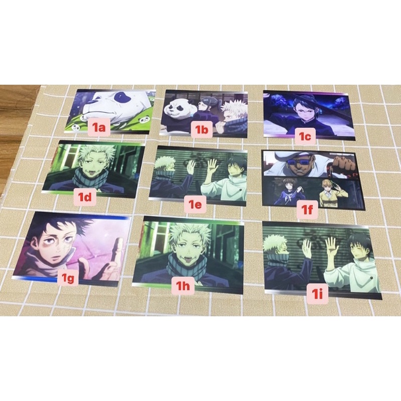 Photocard jujutsu kaisen 0 movie original yutaa okkotsu geto inumaki