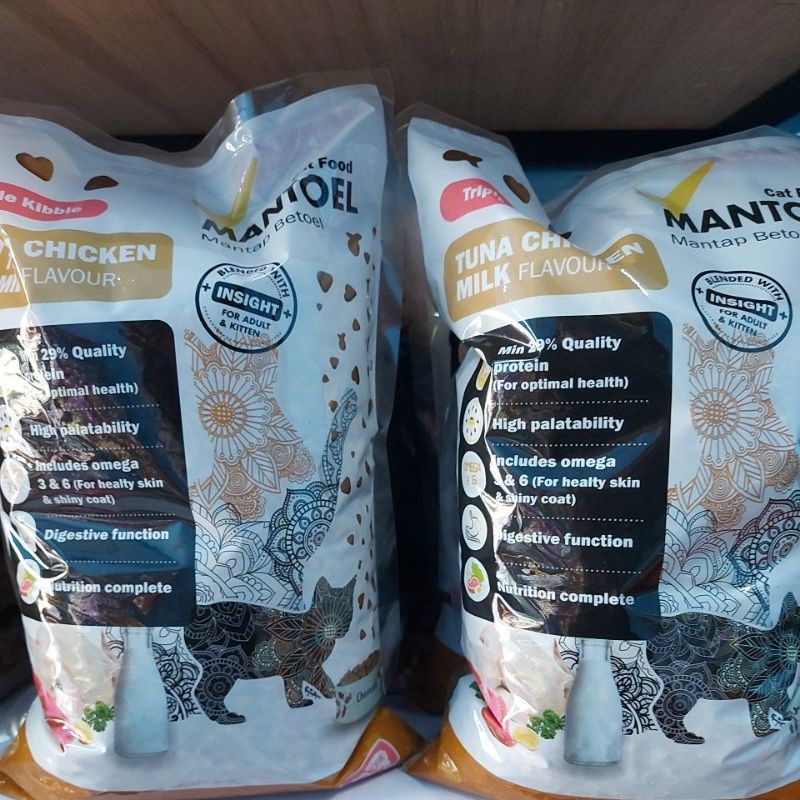 Mantoel Makanan Kucing Kering 1Kg