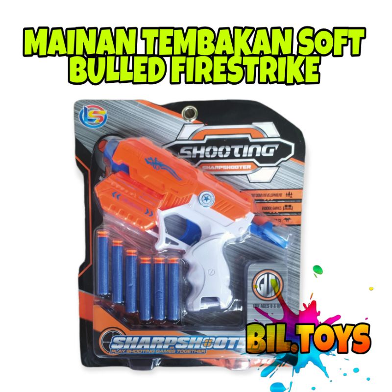 MAINAN ANAK LAKI LAKI TEMBAK SOFT BULLET SHARPSHOOTER TEMBAKAN PELURU LUNAK LG4