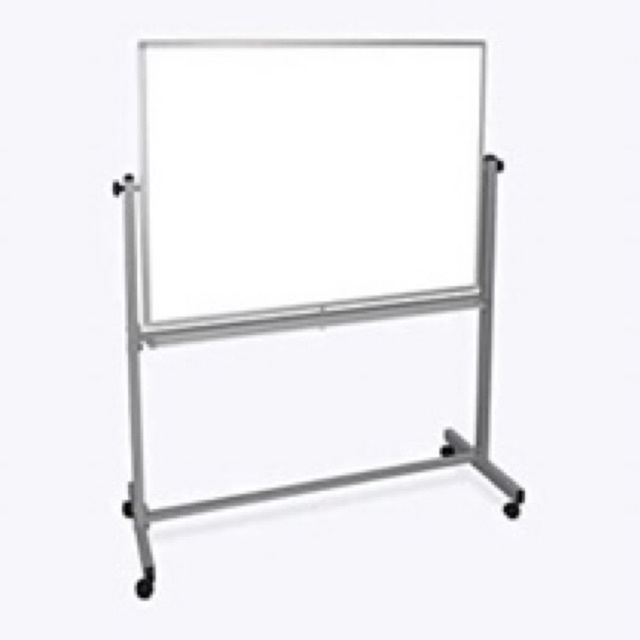 papan tulis putih besar ukuran 240 x 120 white board papan tulis spidol with stand / tiang besi read