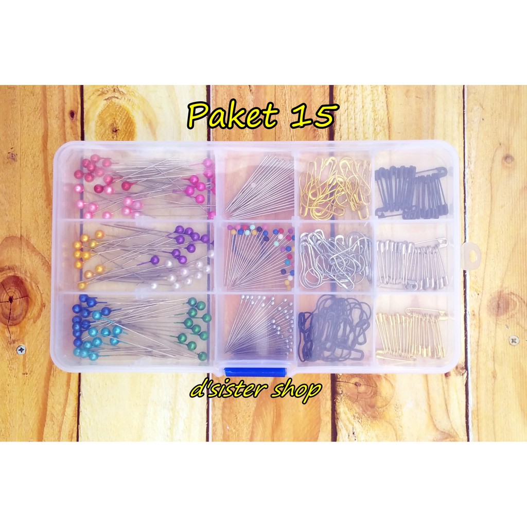 Paket Hemat 15 Peniti Bohlam NEWEY mini 2cm Jarum Pentul korek wijen paku CROWN FOX