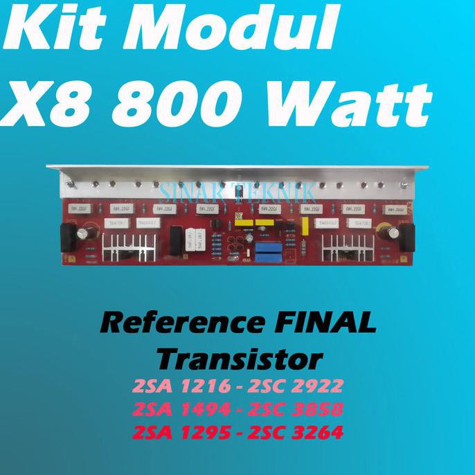 Kit Modul X8 ( Power Amplifier Mono Block 800 Watt ) Sitekni88 Murah