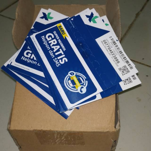 Kartu Perdana XL non Registrasi 1 box