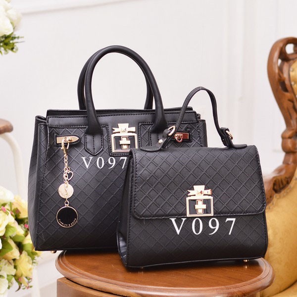 Variasi V097 Kunci Putar / Slop / Buckle - Aksesoris Tas &amp; Dompet Wanita Fashion (IMPORT)