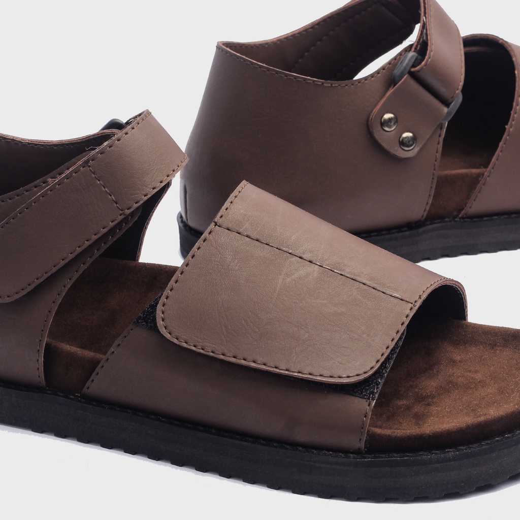 RORIN BROWN |ManNeedMe x GFLAMES| Sandal Jepit Pria Casual Sendal Slide ORIGINAL