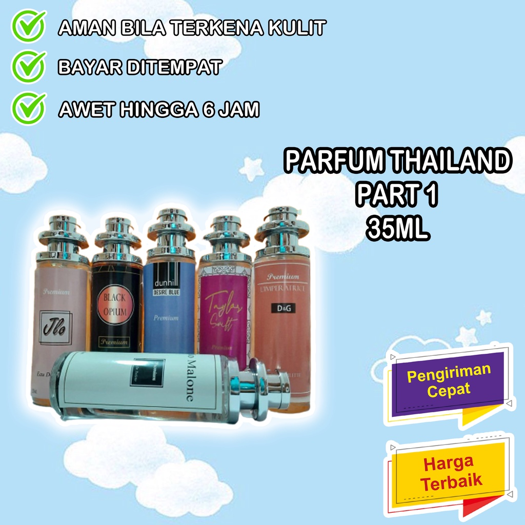 Parfum Wangi Tahan Lama Thailand Jlo Still Pria Wanita Cewek Cowok Pewangi Pengharum Parfume 35ml