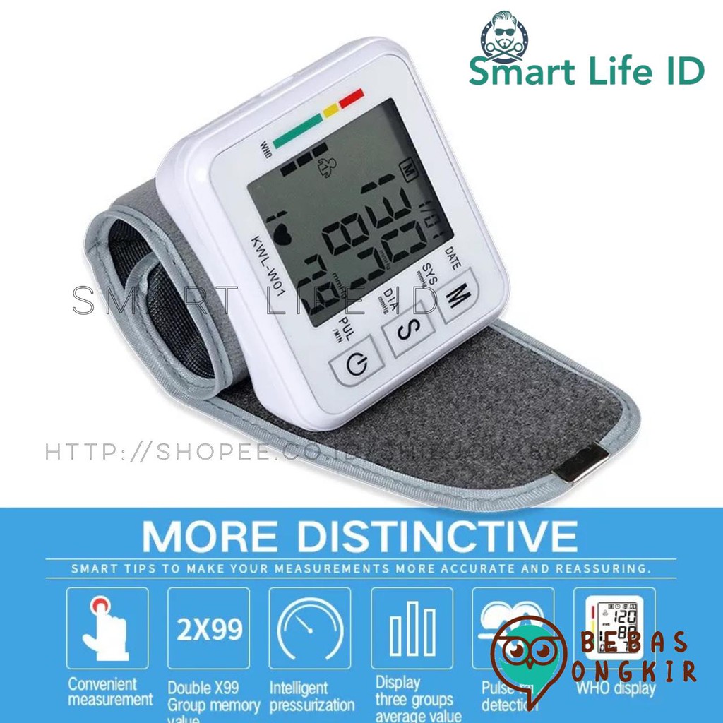 Alat Pengukur Periksa Tekanan Darah Tensi darah digital / Tensimeter / Blood Pressure Monitor