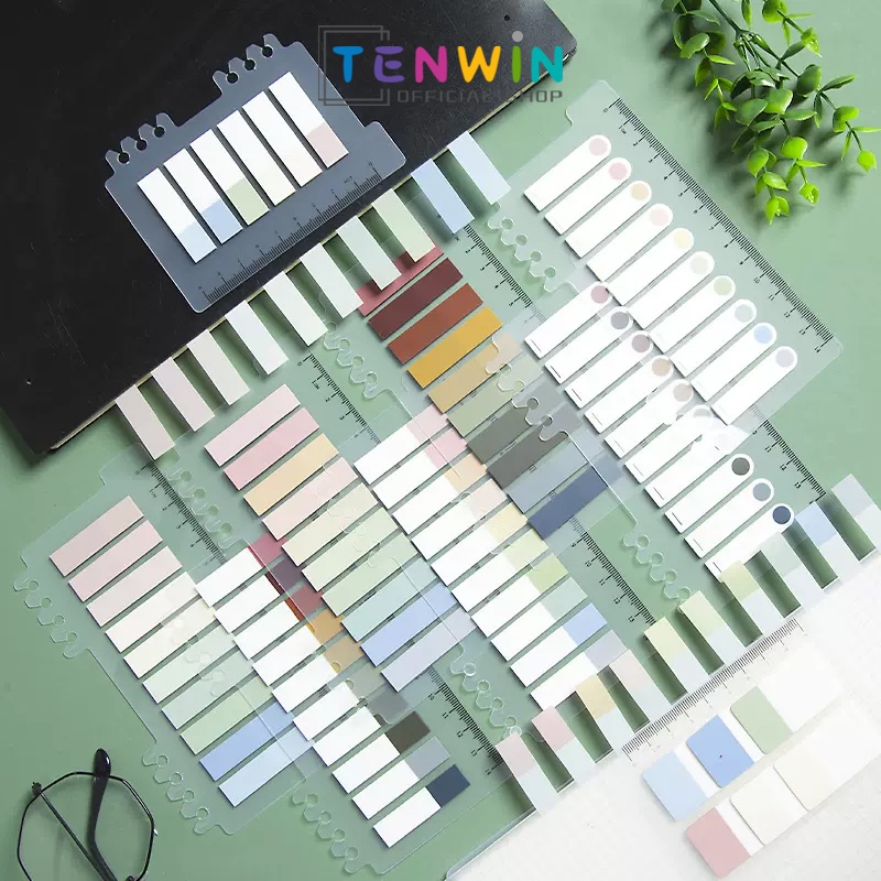 

Morandi 200 Lembar Sticky Note inner index Warna Neon Untuk Pembatas Buku