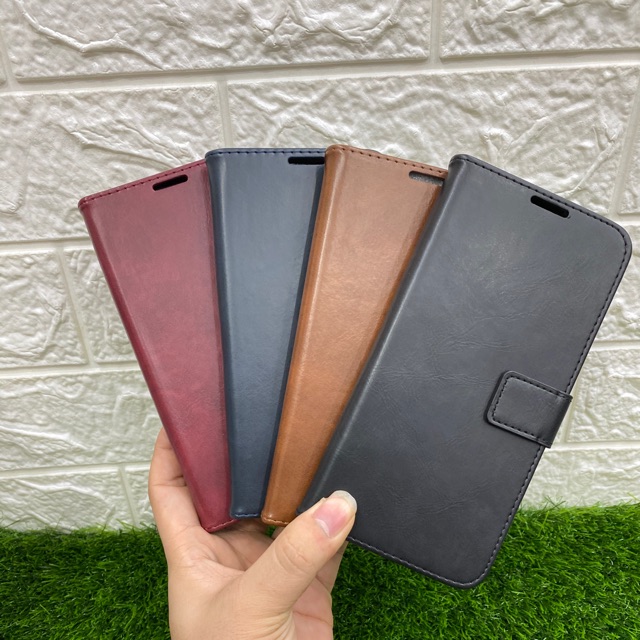 For Oppo Reno 3 - Oppo Reno 3 Pro - Oppo F3 PlusFlip Cover Blumoon Flip Case Kulit Dompet Kancing