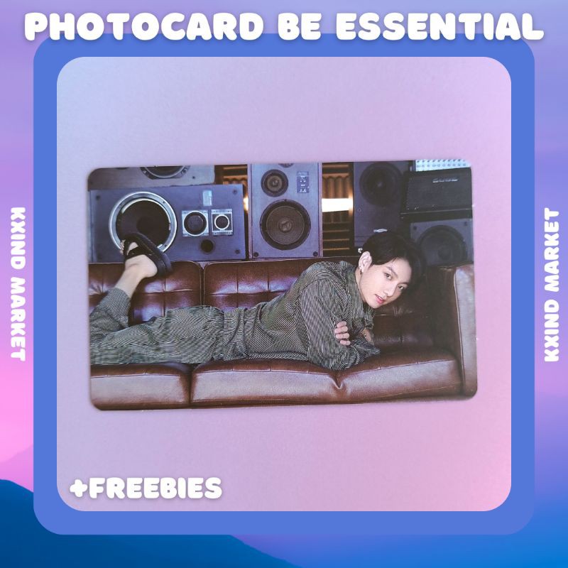 [ READY ] Photocard Jungkook Album Be Essential BTS / PC JK BTS / PC Jungkook / album only bts