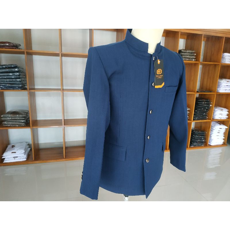 Jas Mandari / Jasko Jolos / Jasko Polos Pria Warna Navy