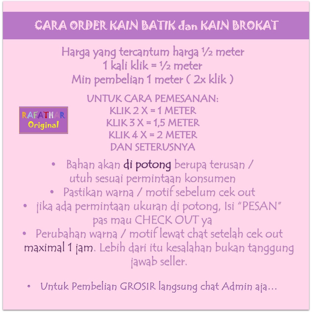 BAHAN BATIK METERAN KAIN BATIK METERAN KATUN BAHAN BATIK KATUN - Pusat Grosir TANAH ABANG