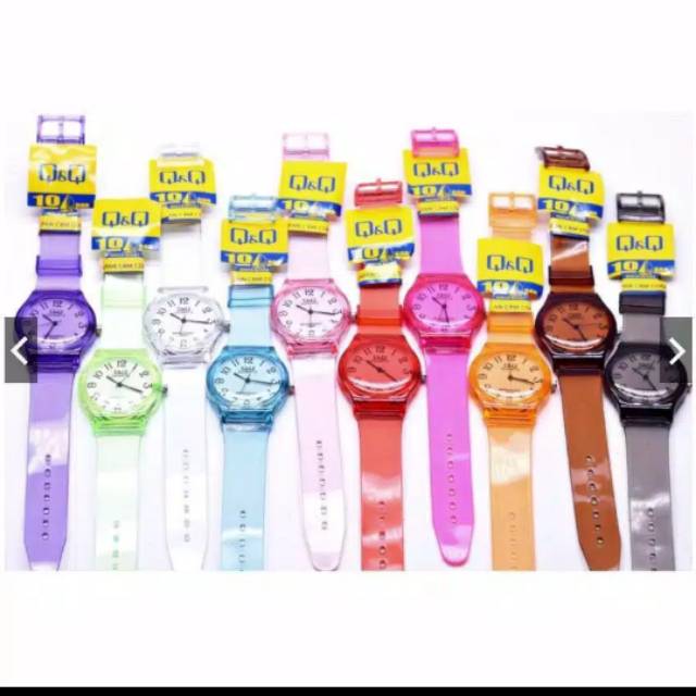 Jam tangan transparan /jam tangan jelly
