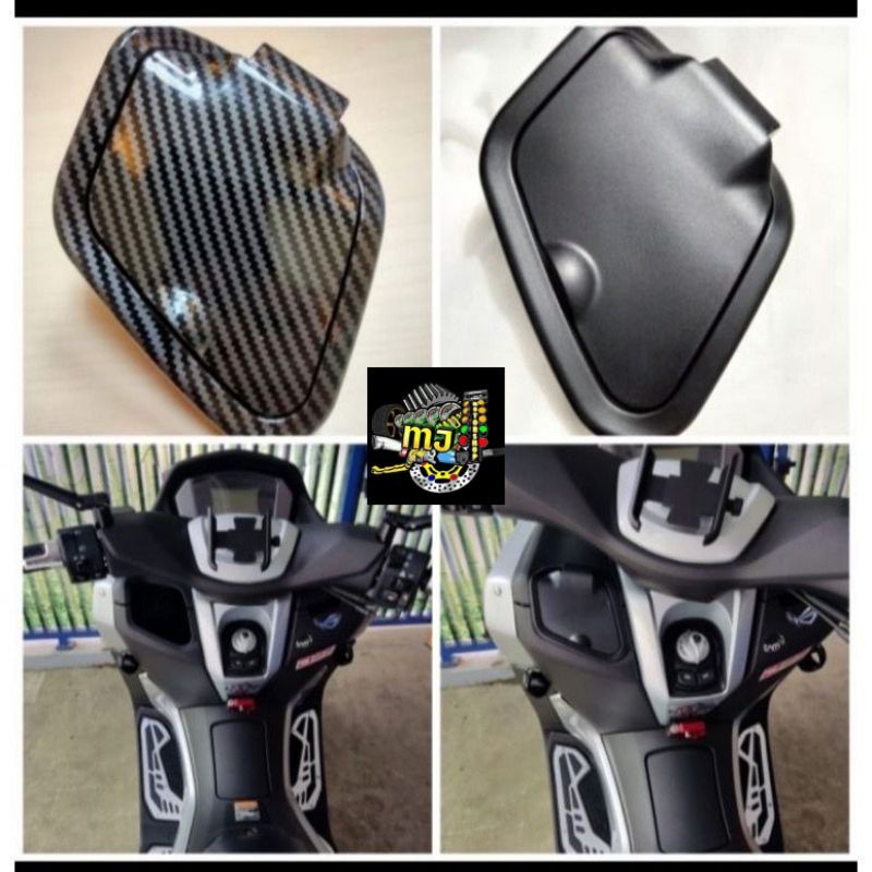 Tutup laci nmax new karbon dan polos hitam