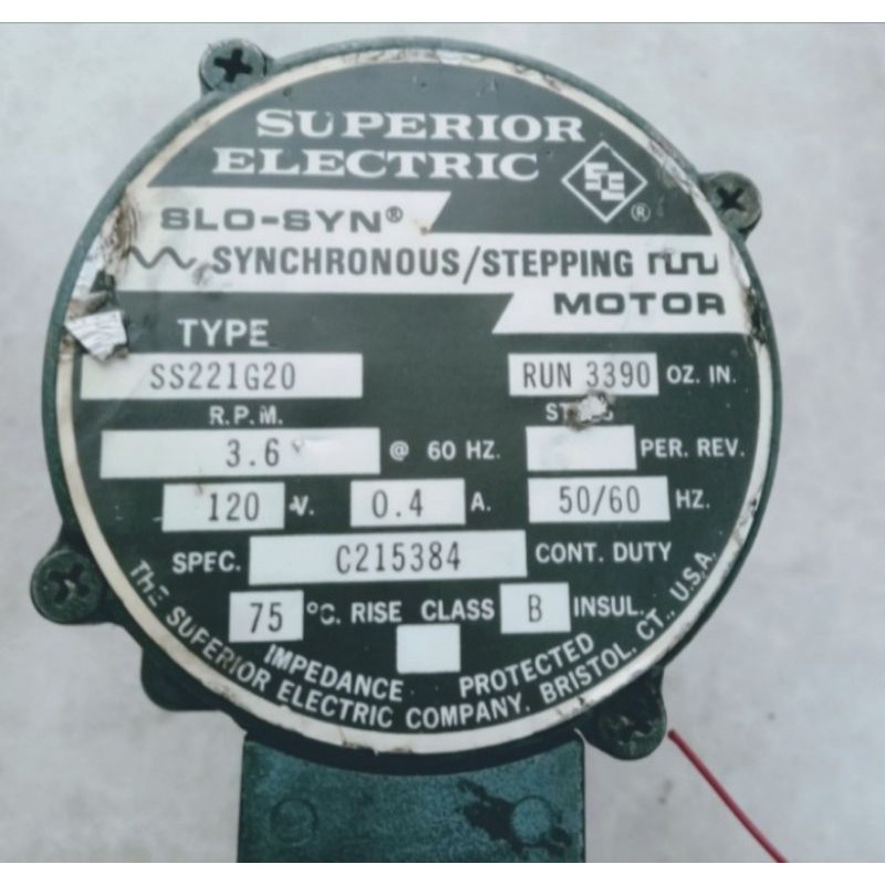 STEPPING MOTOR/SYNCRONOUS -2'6RPM