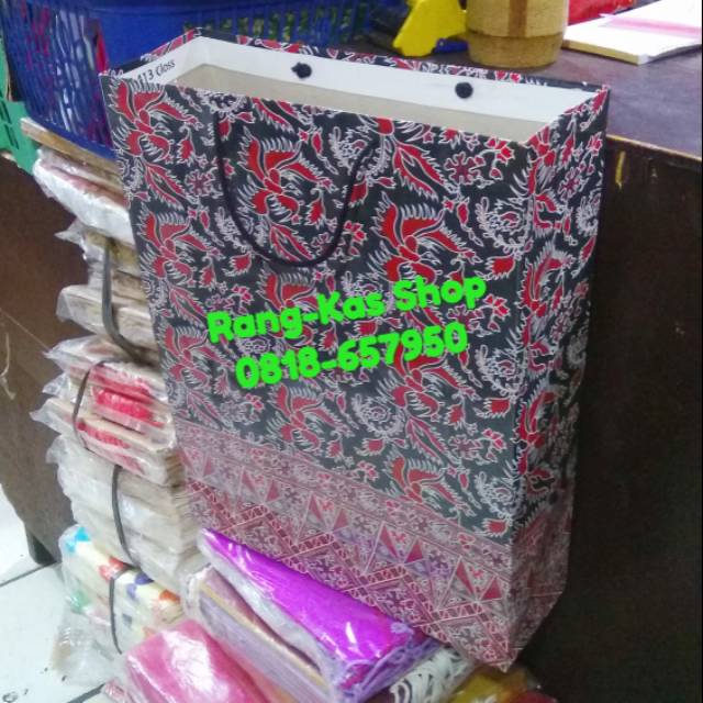 

Paper bag Batik XL Duplek Laminating doff