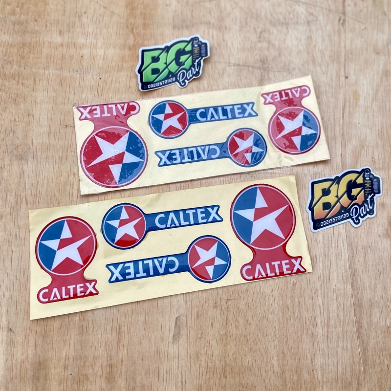 STIKER EMBLEM FIZ R CALTEX EMBLEM BODY FIZ R CALTEX EMBLEM F1Z R CALTEX TIMBUL