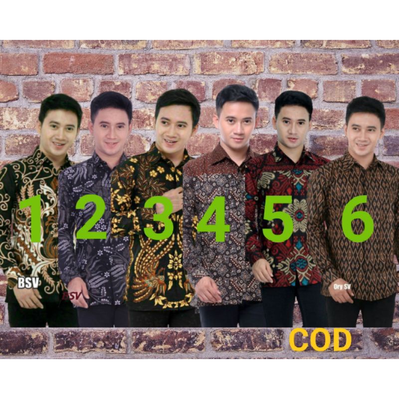 KEMEJA BATIK PRIA TERMURAH