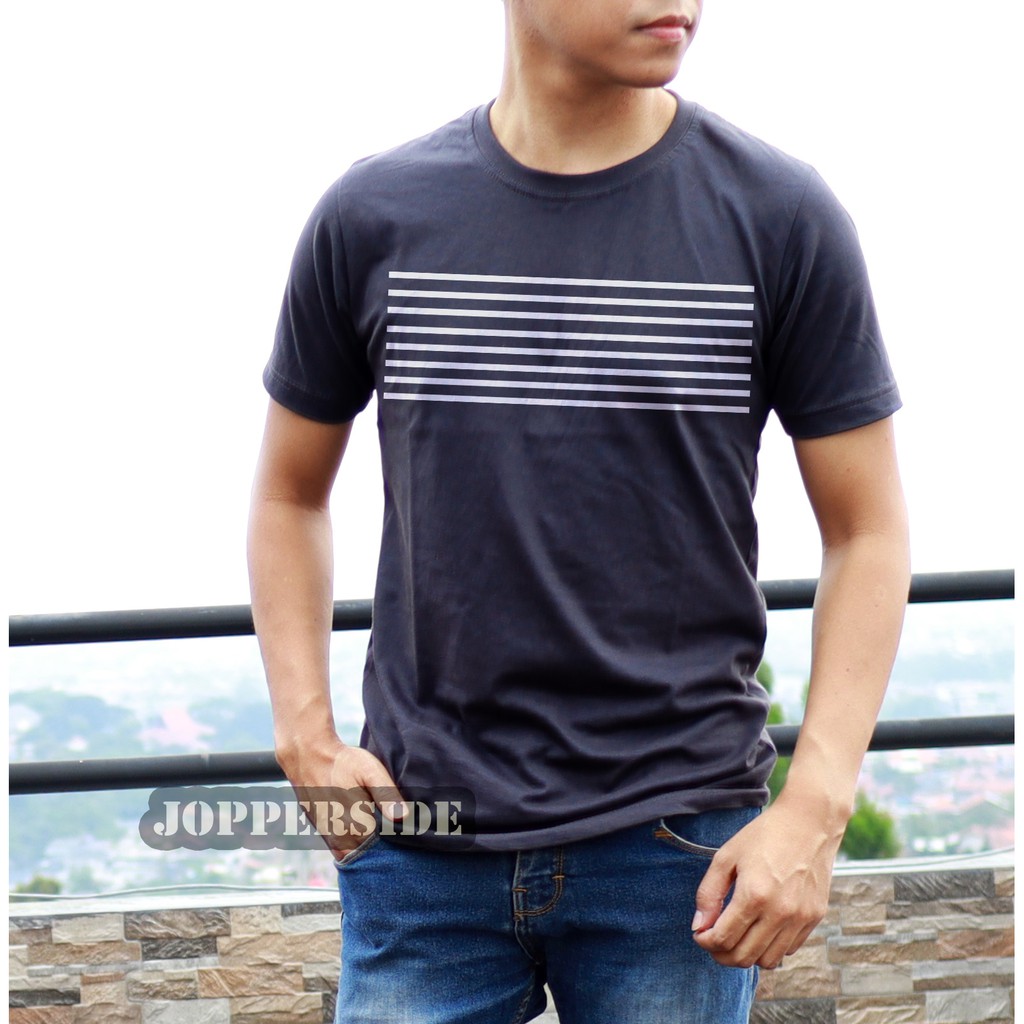 JOPPERSIDE T SHIRT KAOS DISTRO GARIS SALUR PRIA ORIGINAL PREMIUM TS6