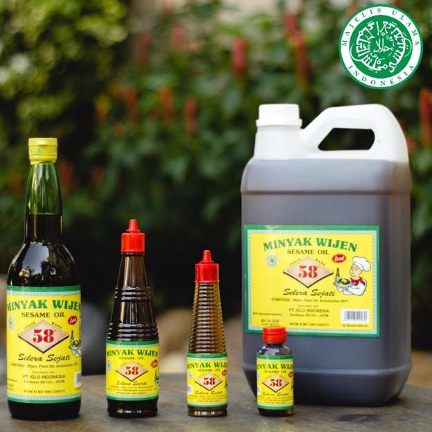 

[KODE PRODUK 6K77L6162] Saos 58 - Minyak Wijen Halal (600 ml)