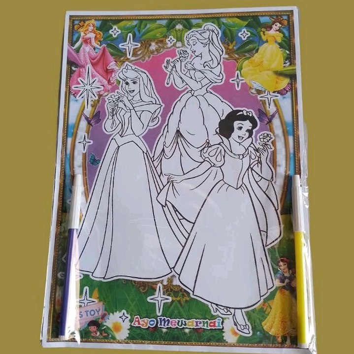 Buku Mewarnai Anak Barbie