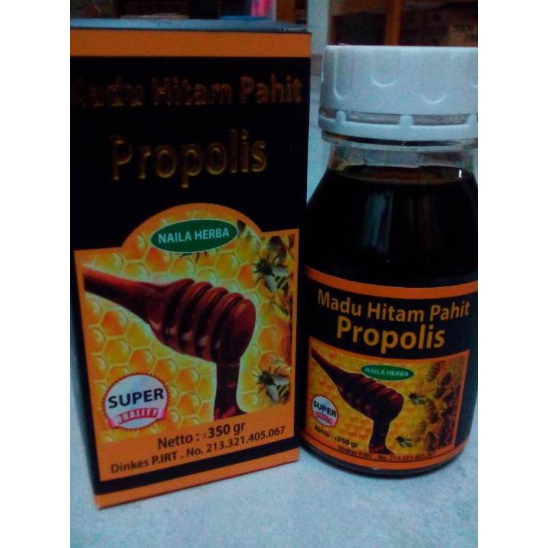 

Madu Hitam Pahit Propolis