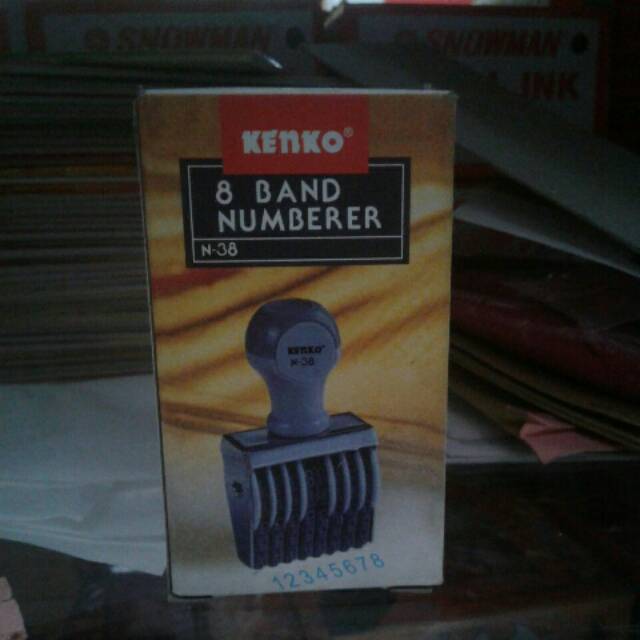 

Stempel angka kenko (8 band numberer)