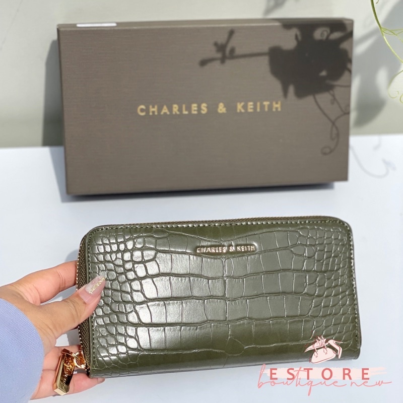 Dompet Wanita Zipper Croco