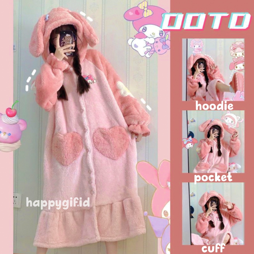 MELODY DASTER ONESIE BAJU TIDUR KOSTUM KIGURUMI PIYAMA