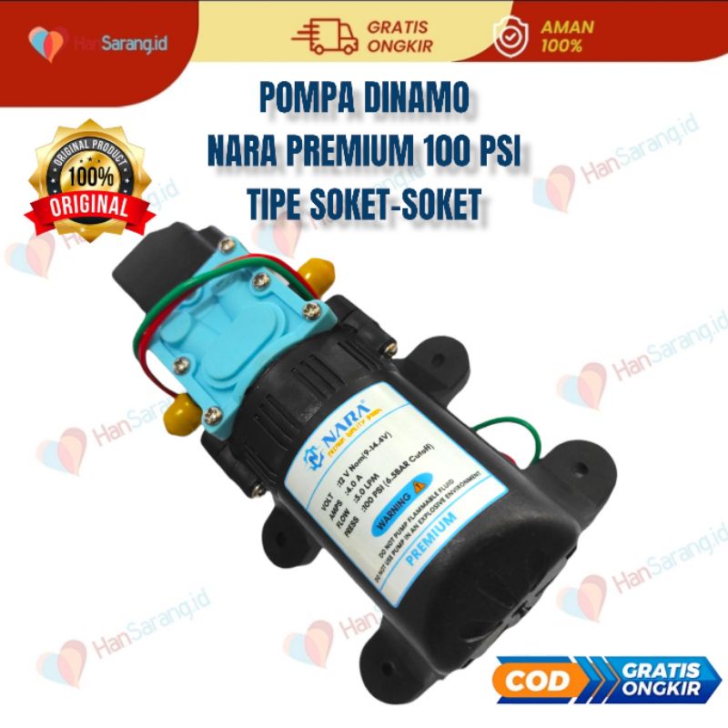 Pompa Dinamo Hiu Sprayer Electrik 12 Volt 5 A 5 LPM