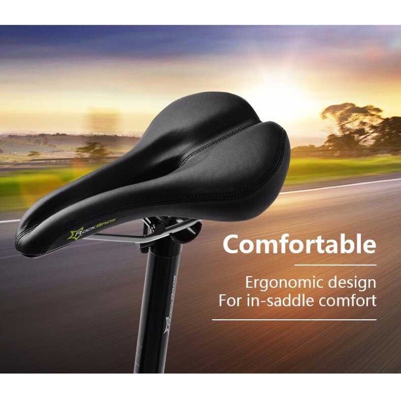 Sadel Jok Sepeda ROCKBROS Bike Saddle PU Leather 6685