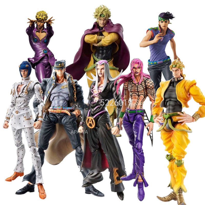 Mainan Action Figure Model Kujo JoJo JoJo Jotaro Dio Brando Bruno Rohan Kishibe