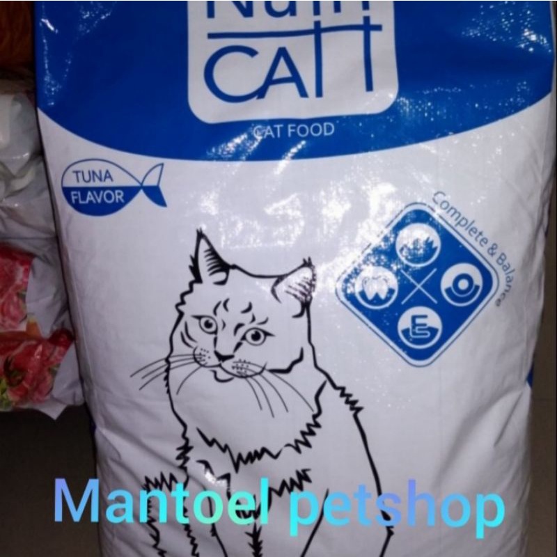 nutri cat tuna food makanan kucing adult 20 kg kusus grab gojek