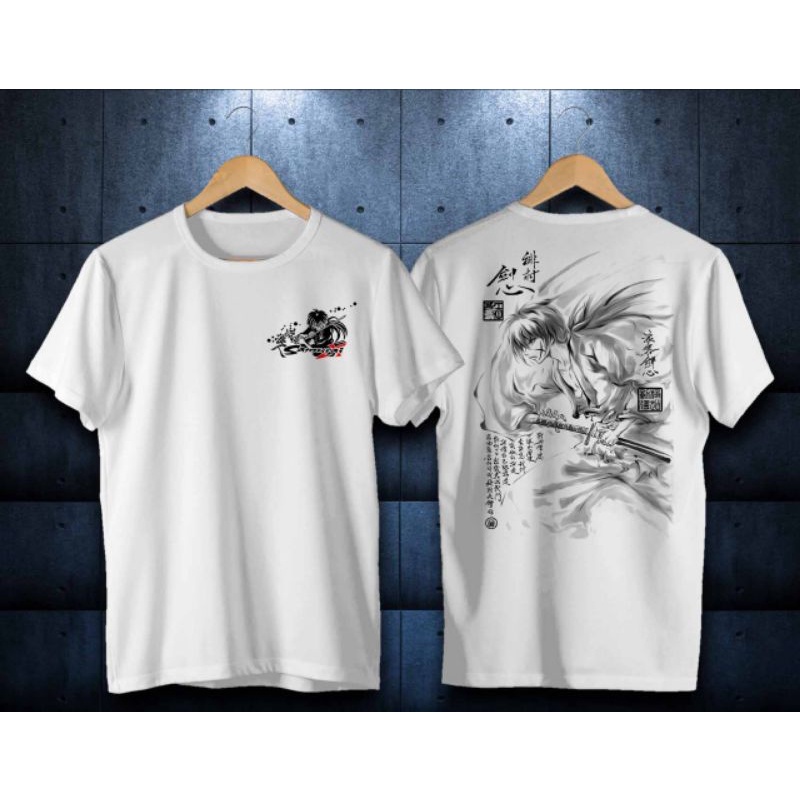 KAOS SAMURAI/KAOS JEPANG/SAMURAI X/BAJU KAOS TULISAN JEPANG
