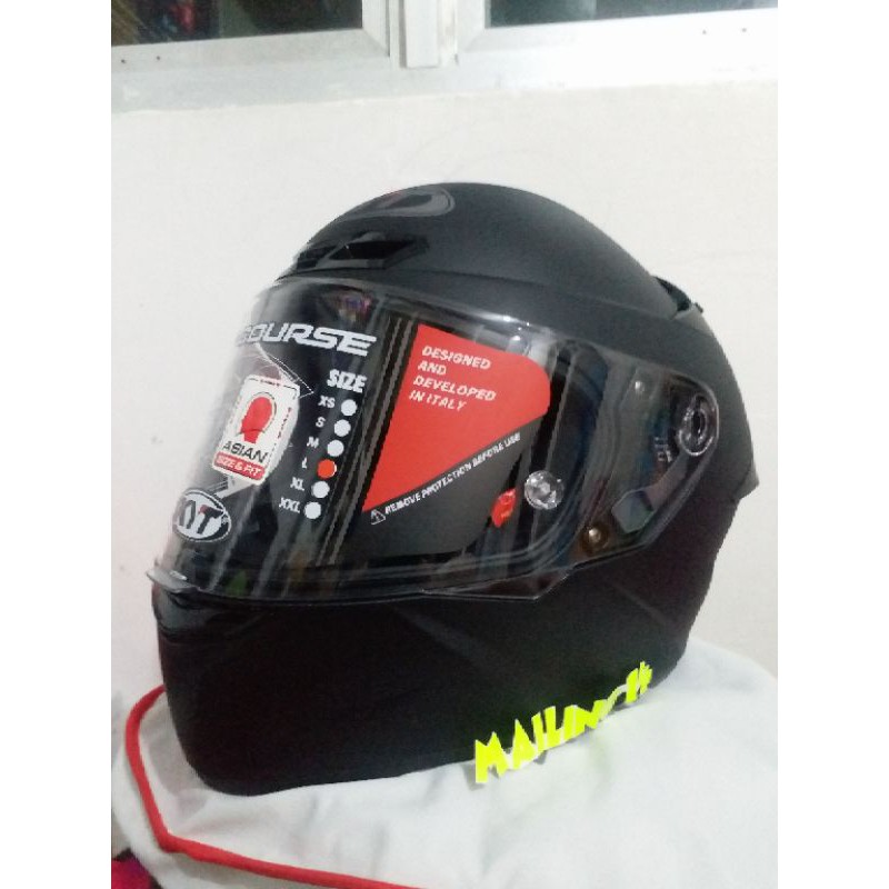 kyt tt course black doff