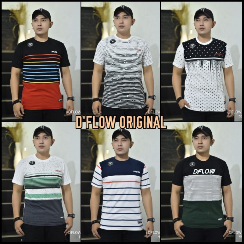 ORIGINAL / GROSIR / BAJU / FASHION / DISTRO / Kaos Dflow Original Free Sticker New Art