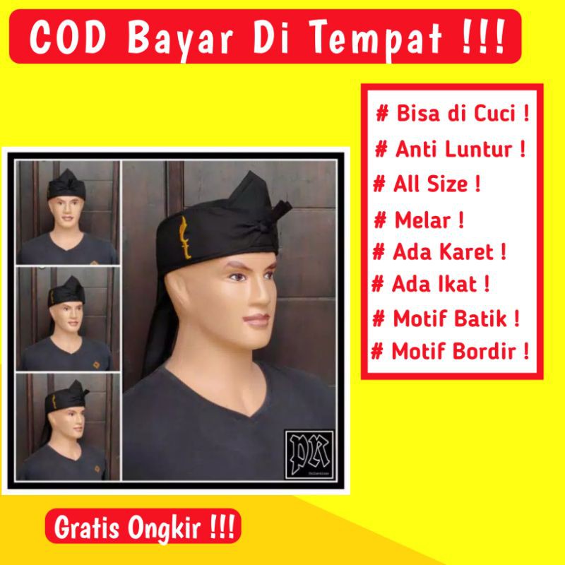 BLANGKON IKET SUNDA TOTOPONG BELANGKON SUNDA BORDIR UDENG BENDO TERBARU UDENG SILIWANGI IKET KEPALA 