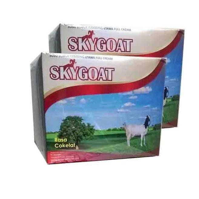 

『Launching』 skygoat susu kambing etawa 1 box isi 10 putih dan coklat