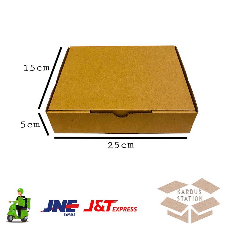

kardus Die Cut Polos ukuran 25x15x5 cm, BARU