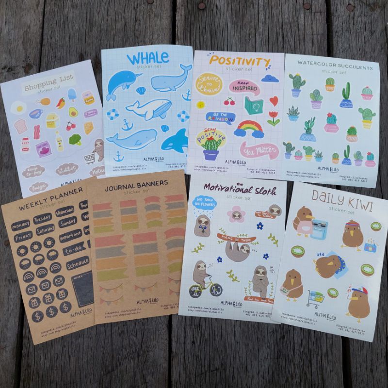 

alphalilo Alpha&Lilo sticker sheet