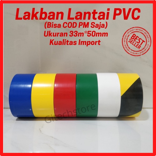 Lakban Lantai / Lakban Vinyl / Lakban Vynil / Police Line / Floor Marking Tape