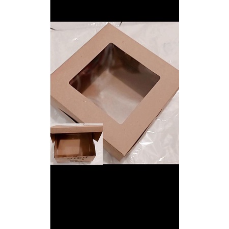 

Dus cokelat kaca 20x20x8 /pcs
