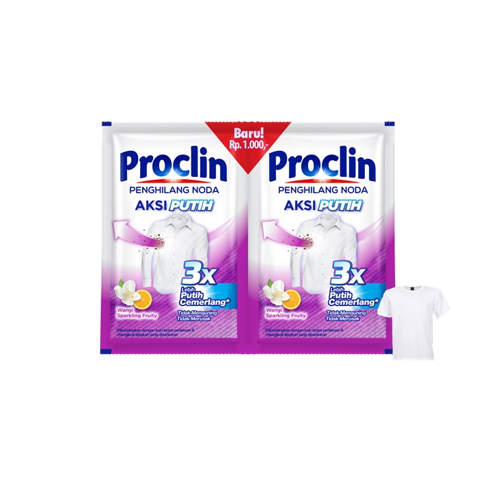 Proclin Aksi Putih Sachet 25ml - 24pcs