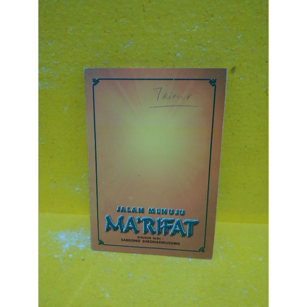 Jalan Menuju Ma'rifat